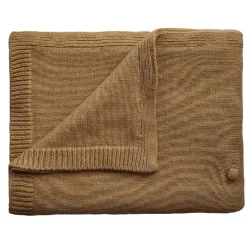 Best Babytæppe Dots Mustard Melange Børn Tæpper &Amp; Svøb