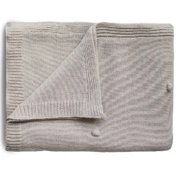 Best Babytæppe Dots White Melange Børn Tæpper &Amp; Svøb