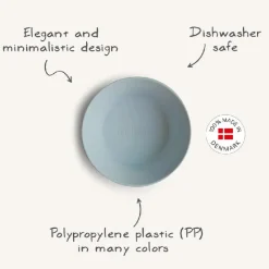 Sale Dinner Bowl - round - powder blue (set of 2 pcs) Service