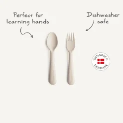 Outlet Fork & spoon - vanilla Bestik
