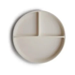 Outlet Skridsikker Silikone Tallerken Tredelt Ivory Service