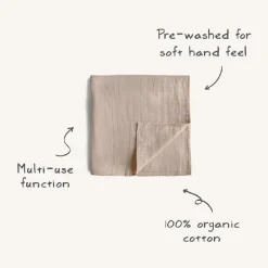 Hot Swaddle Belgian Grey Børn Tæpper &Amp; Svøb|Tekstiler