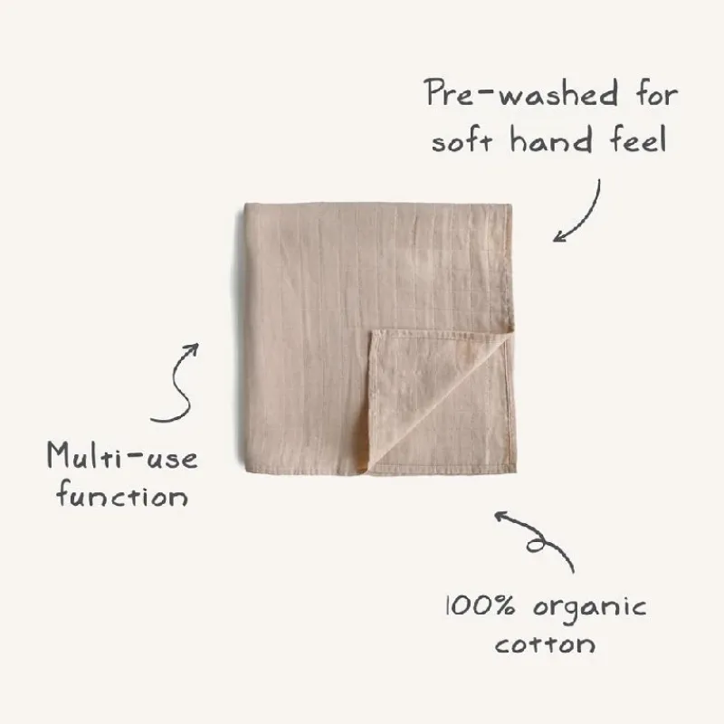 Hot Swaddle Belgian Grey Børn Tæpper &Amp; Svøb|Tekstiler