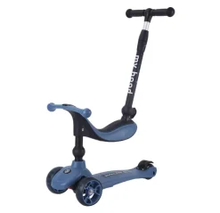 Kick'n'Ride 3i1 - Mørkeblå Løbehjul|Løbecykler