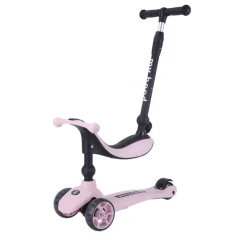 Hot Kick'n'Ride 3i1 - Rosa Løbehjul|Løbecykler