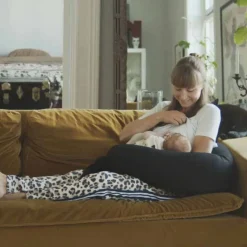 Online Gravidpude - Charcoal Black Børn Ammepuder