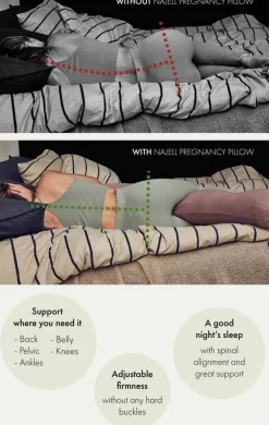 Online Gravidpude - Charcoal Black Børn Ammepuder