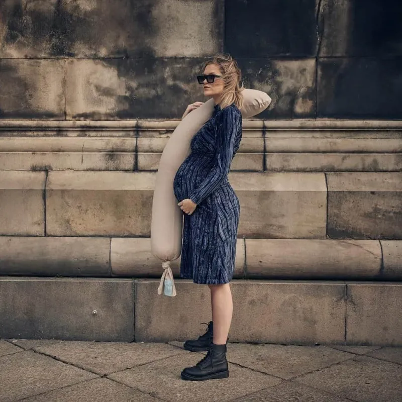 Outlet Gravidpude - Linen Beige Børn Ammepuder