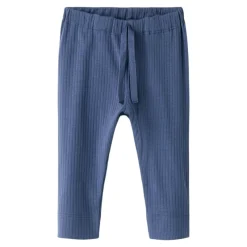 Hot Rib leggings, str. 56-92 - Blå Tøj