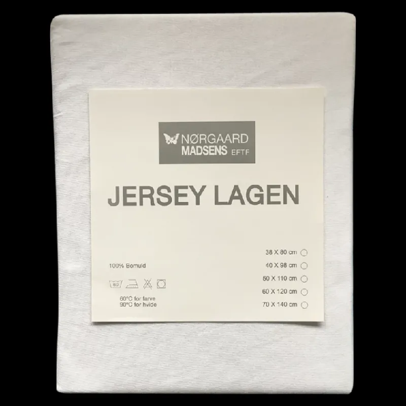 Sale NM Jersey lagen str. 40x98 cm. Hvid Børn Tekstiler|Tekstiler