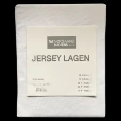 Sale NM Jersey lagen str. 70x160 cm. Hvid Børn Tekstiler|Tekstiler