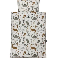 Clearance NM junior sengelinned, dess. 1052 beige dino Børn Sengetøj