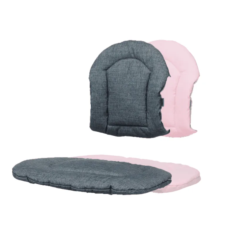Højstol Hynde, Dark Grey/Pale Pink Børn Højstole|Børnemøbler