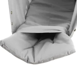 Clearance Hængevugge med mikrofibermadras - grå Børn Slyngevugger|Slyngevugger