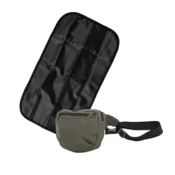 New On-the-go mini taske med pusleunderlag - Army Grøn Tilbehør Til Vogne|Pusletasker