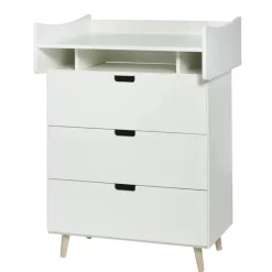 Clearance Pan Kommode med3 skuffer og pusletop Børn Kommoder|Børnemøbler