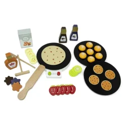 Best Pandekagebager sæt Trælegetøj|Træmad