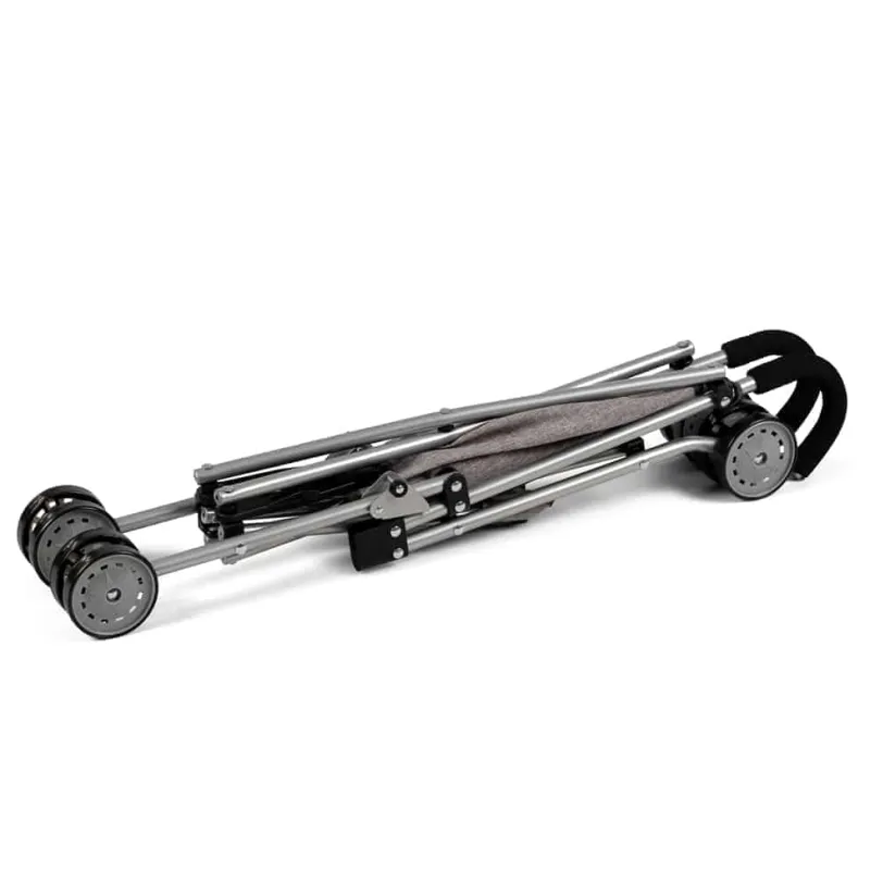 Clearance PARAPLY KLAPVOGN - GRÅ Dukkevogne