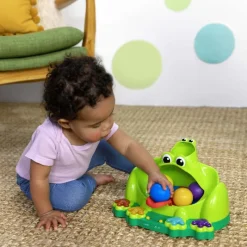 Discount Poppin' Ball Frog Boldspil Aktivitetslegetøj|Spil &Amp; Puslespil