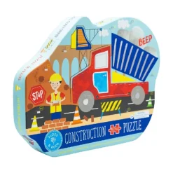 Outlet Puslespil m. formet motiv & æske 40 brikker - Constrcution Kreativitet|Kreativitet