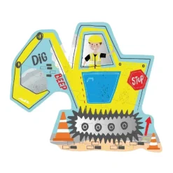 Hot Puslespil m. formet motiv & æske 12 brikker - Digger Aktivitetslegetøj|Spil &Amp; Puslespil