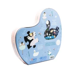 Clearance Puslespil m. formet motiv & æske 40 brikker - Enchanted Aktivitetslegetøj|Spil &Amp; Puslespil