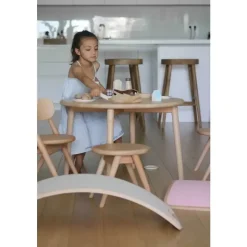 Hot Rundt bord / Massivt Bøgetræ Børn Børnemøbler
