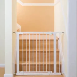 New Safe & Care - Presmonteret sikkerhedsgitter - 74 - 5-79 - 5 cm Gitre &Amp; Låger