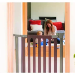 Outlet Safe & Care - Presmonteret sikkerhedsgitter - 76-96 cm. Gitre &Amp; Låger