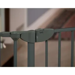 Outlet Safe & Care - Skruemonteret sikkerhedsgitter - 90-210 cm - GRÅ Gitre &Amp; Låger