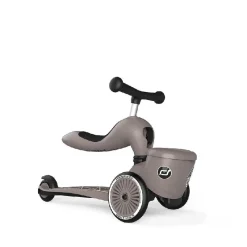 Clearance Scoot and Ride Highway Kick 1 LS - Brown Lines Løbecykler