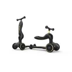 Best Scoot and Ride Highway Kick 1 - Olive Black/Gold Løbehjul|Løbecykler