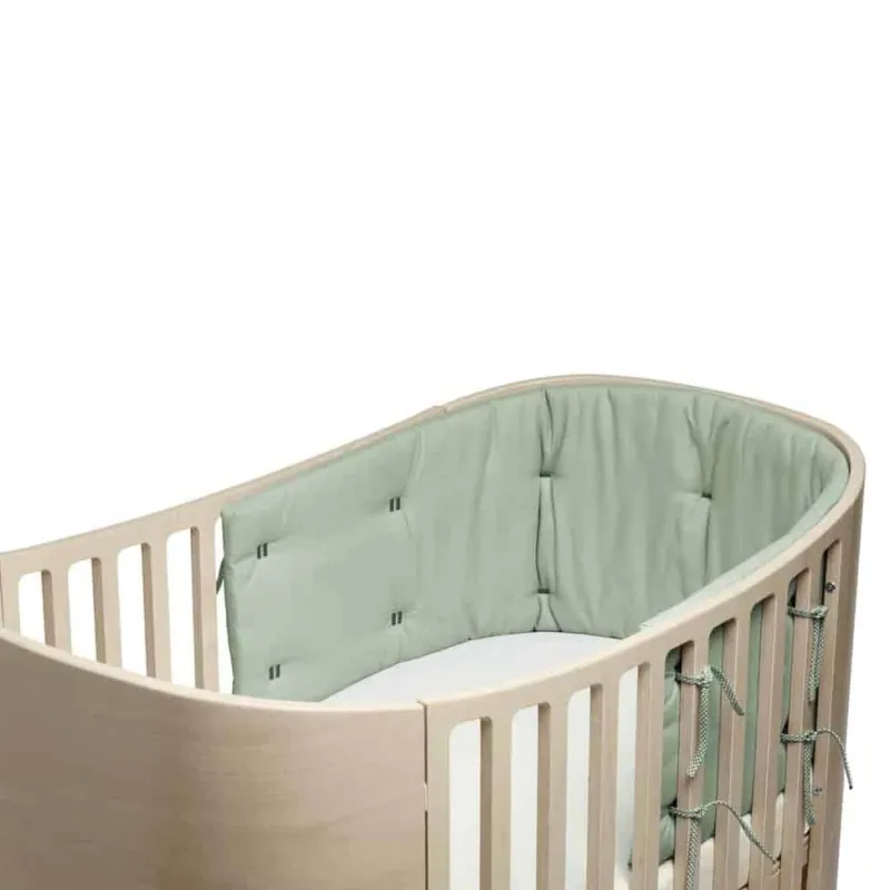 New Sengerand til Classic babyseng Sage green Børn Tekstiler|Tekstiler