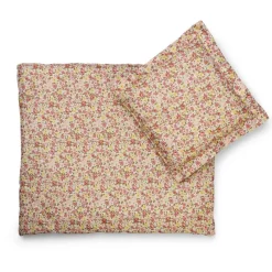 Outlet SENGESÆT 40 CM - PASTEL BLOMST Dukker