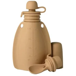 New Smoothie flaske m/ske og beskyttelseskappe - Caramel Sutteflasker &Amp; Tilbehør|Sutteflasker &Amp; Tilbehør