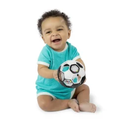 Clearance Soccer - fodbold (sort/hvid) Aktivitetslegetøj|Rangler