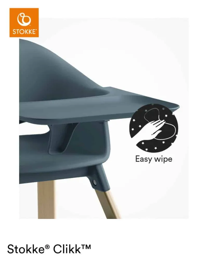 Discount ® Clikk™ højstol - Fjord Blue Højstole