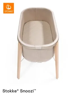 Discount Snoozi sandy beige Børn Babysenge