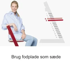 Hot ® Tripp Trapp® Højstol - Oak Black Børn Højstole|Børnemøbler