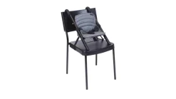 Best Stol-på-stol aluminium sort/grå melange Højstole