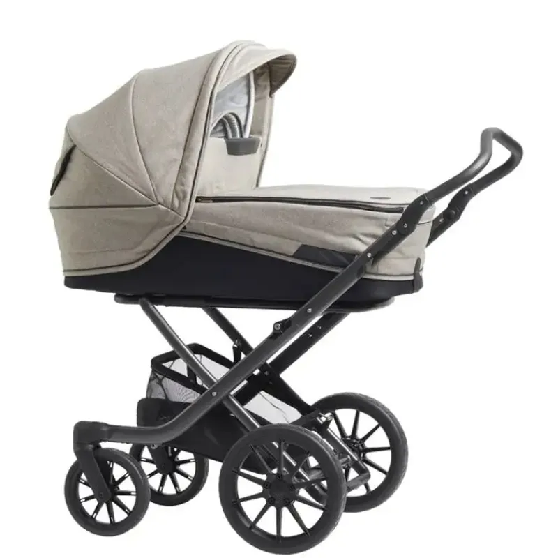 Best Free - Stel: Sort - Overdel: Sand Barnevogne