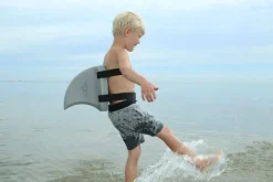 New Hajfinne - Lys Grå Badelegetøj|Udeleg