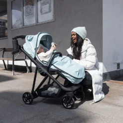 Outlet kørepose - sort Klapvogne