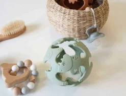 New Silikone Bold Baby Støvet Grøn Bolde