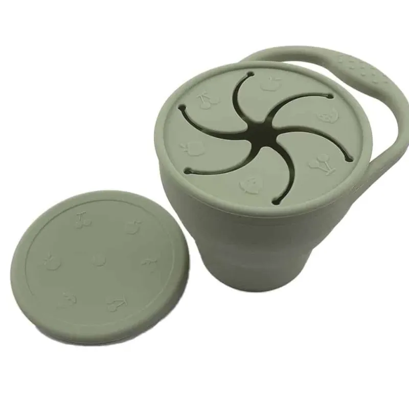 New Snack Cup Støvet Grøn Service