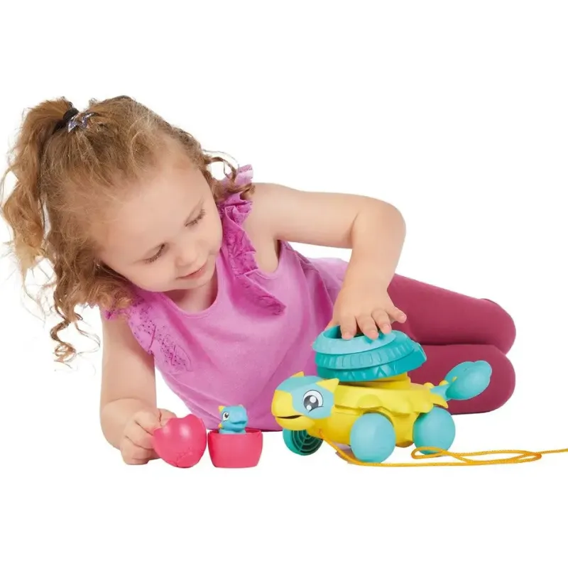 Clearance JW Stack & Pull Ankylosaurus Aktivitetslegetøj