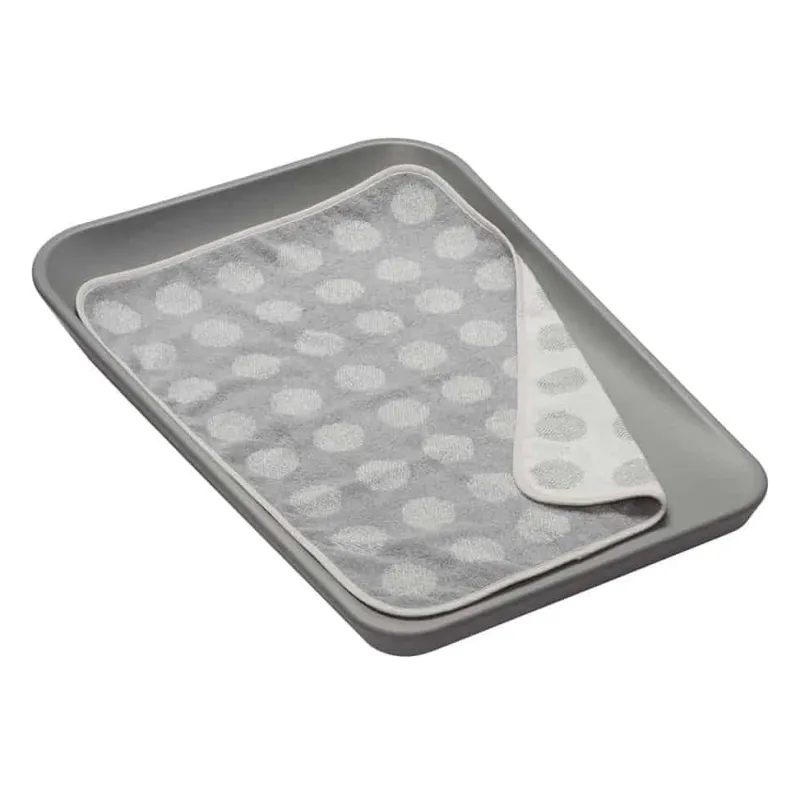 Hot Topper til Matty/Wally - Organic - Cool grey Børn Badeslag &Amp; Håndklæder|Tekstiler