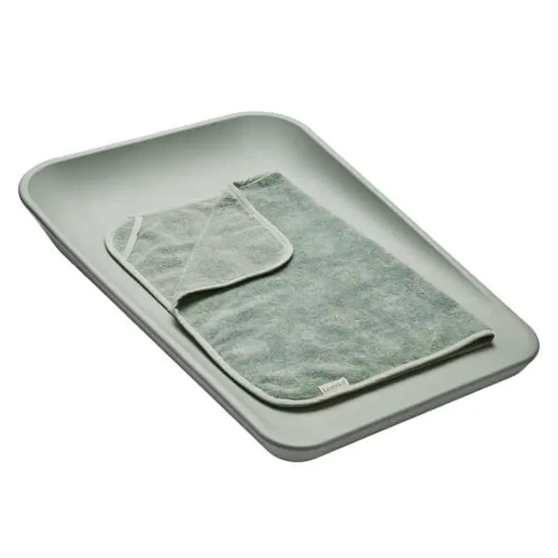 Clearance Topper til Matty/Wally - Sage Green Børn Badeslag &Amp; Håndklæder|Tekstiler