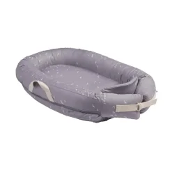 Hot Babynest Premium - Stone Grey Flying Børn Babynest