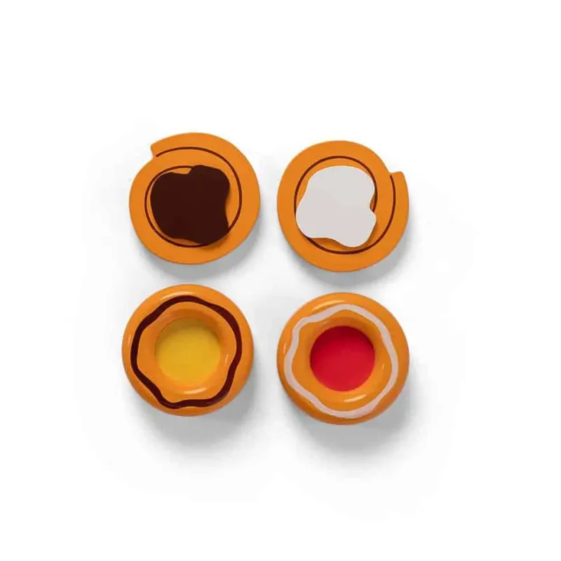 Wienerbrød - 4 Ass. Trælegetøj|Træmad